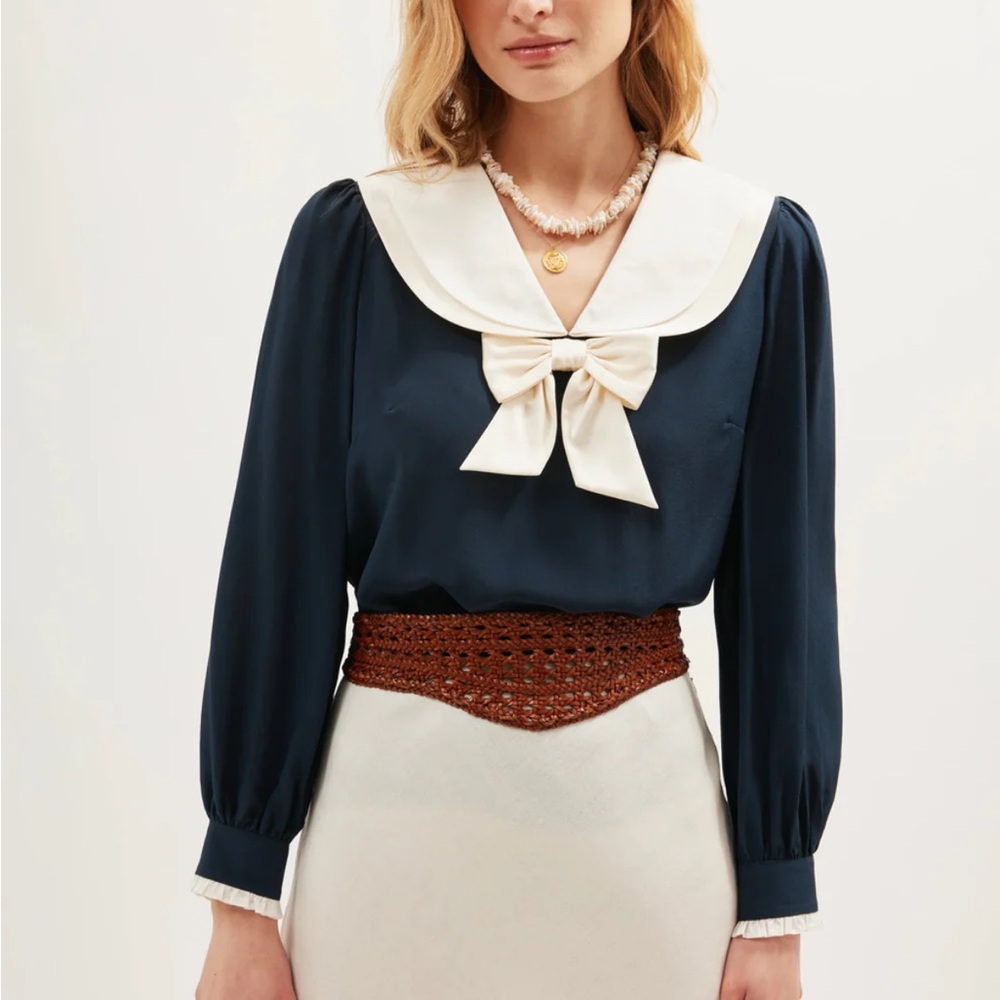 Rixo Eimer Silk Top